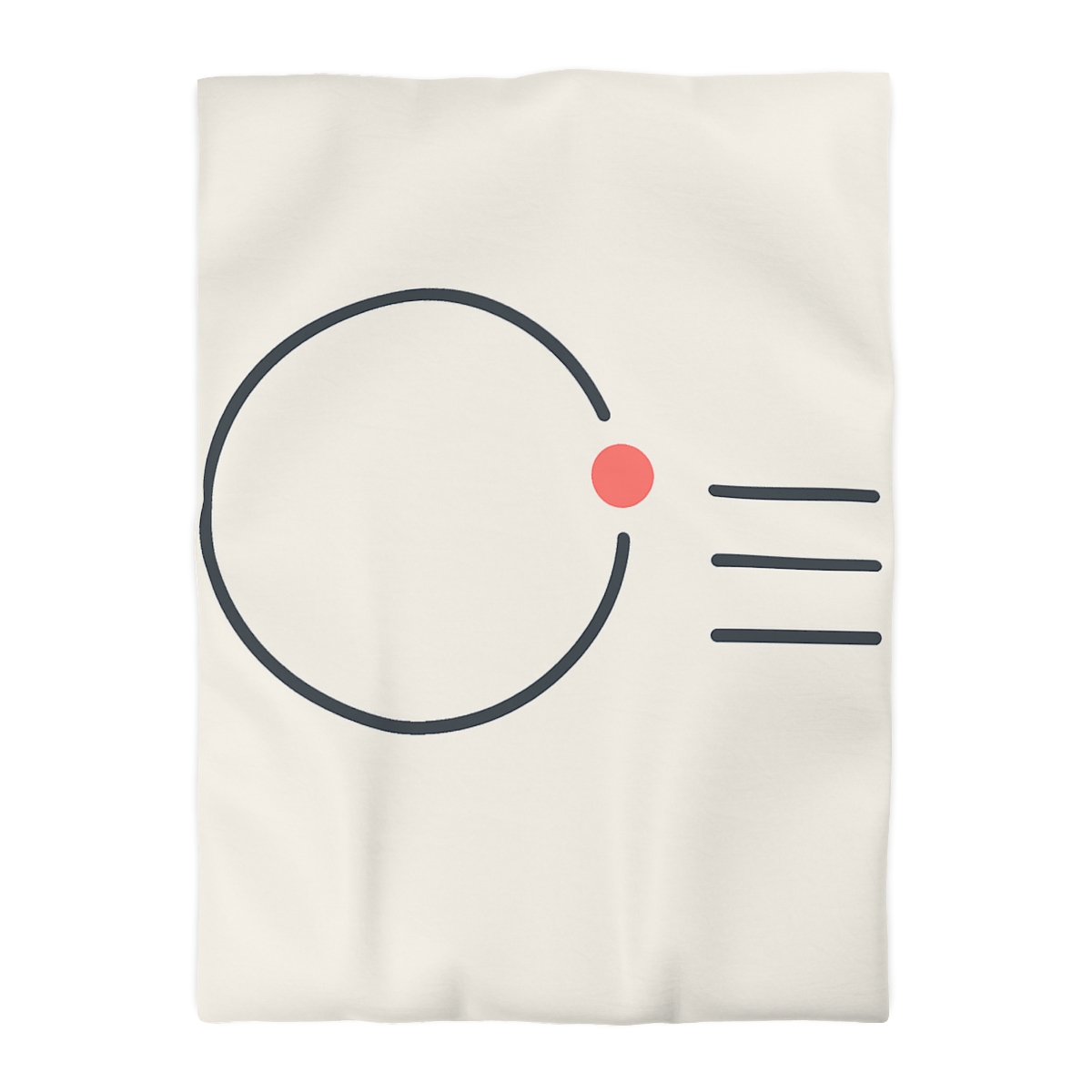 Offset Ring With Three Quiet Bars designer printed duvets