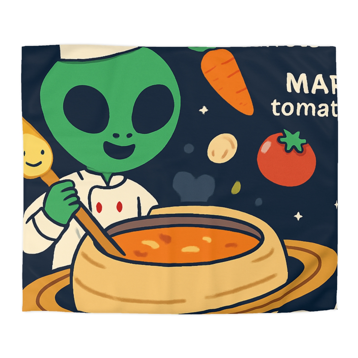 Solar System Soup Kitchen soft comforter duvets