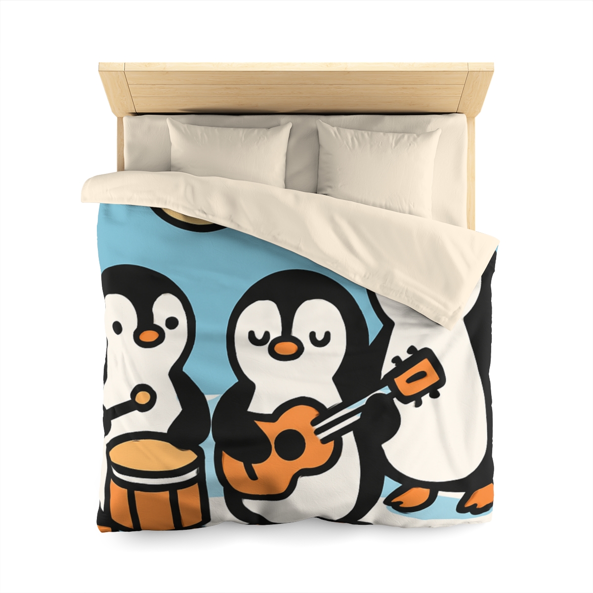 Moonlit Penguin Band unique patterned duvets