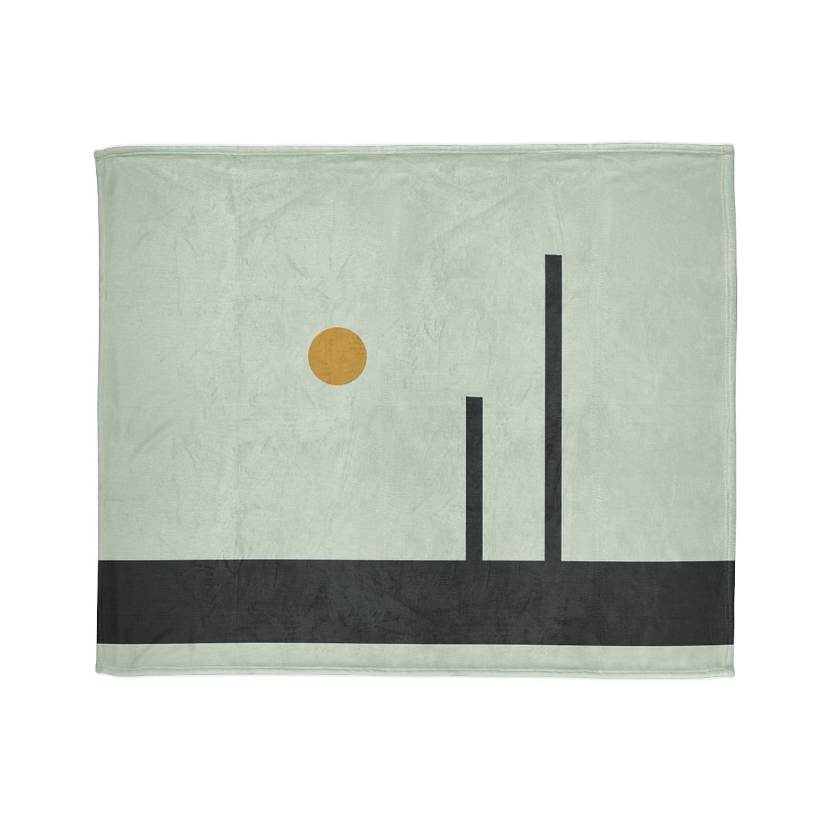 Low Horizon Bar And Twin Posts decorative home blankets