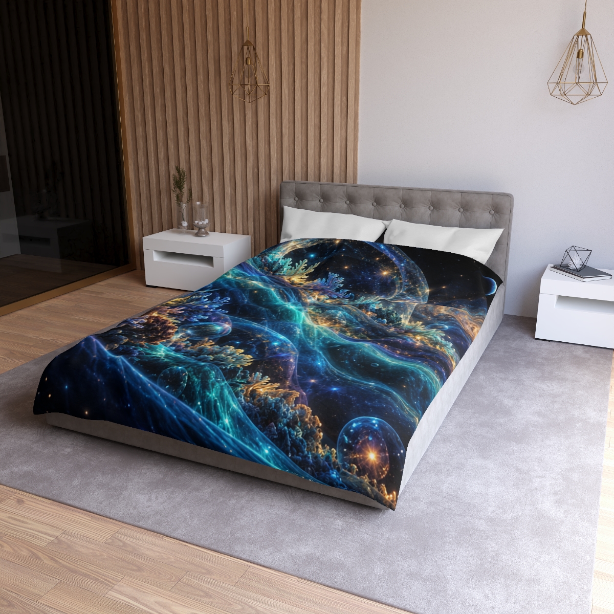 Polarized Photon Reef stylish duvet covers [AI-f94d6be4-68d7adcdf416]