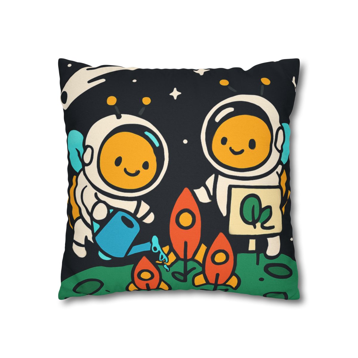 Rocket Garden Of The Bumblebee Astronauts comfortable bedding pillow covers