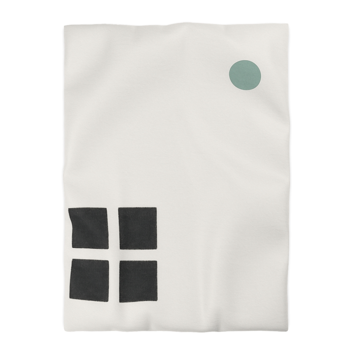 Corner Grid And Wandering Planet designer printed duvets