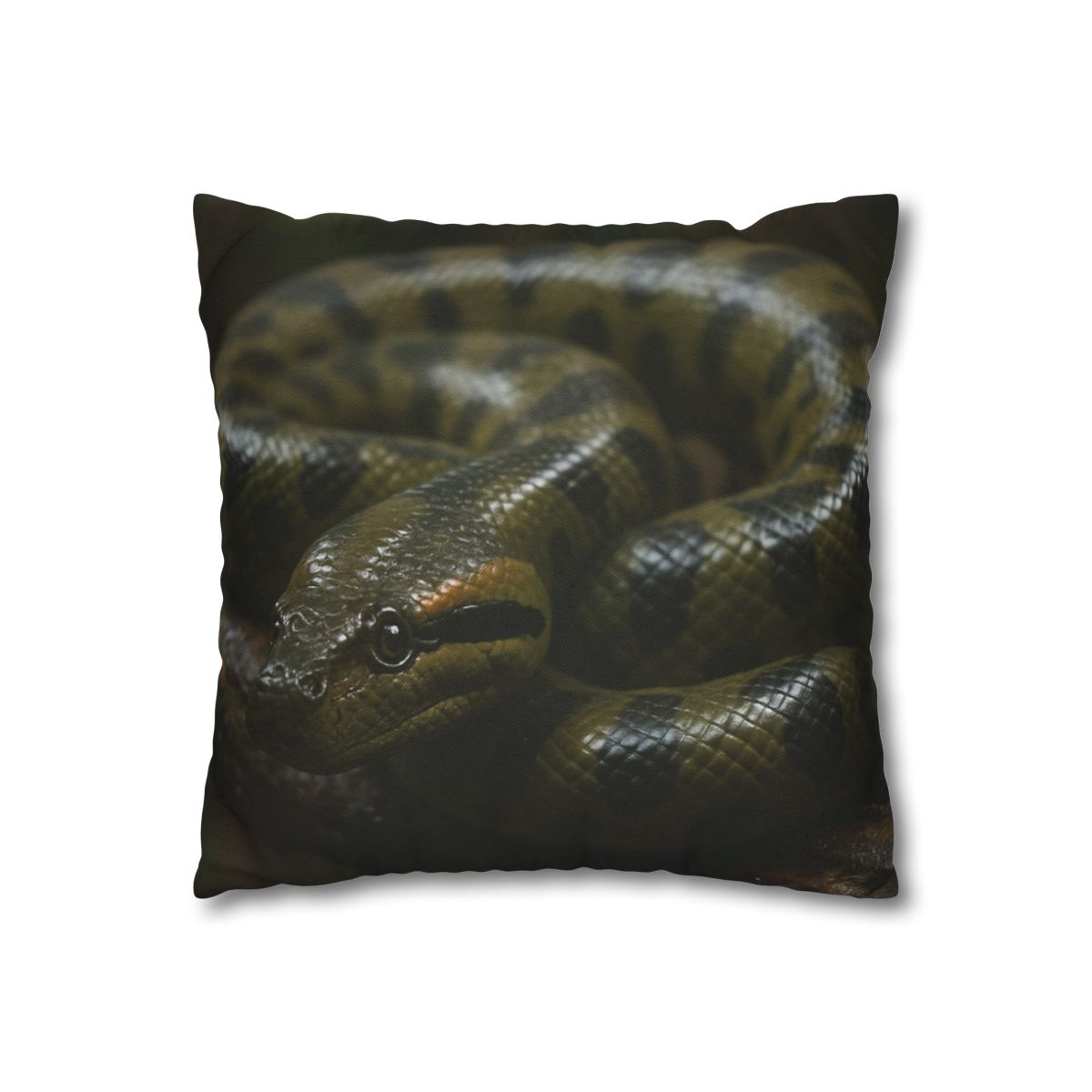Shadow Coil Green Anaconda comfortable bedding pillow covers