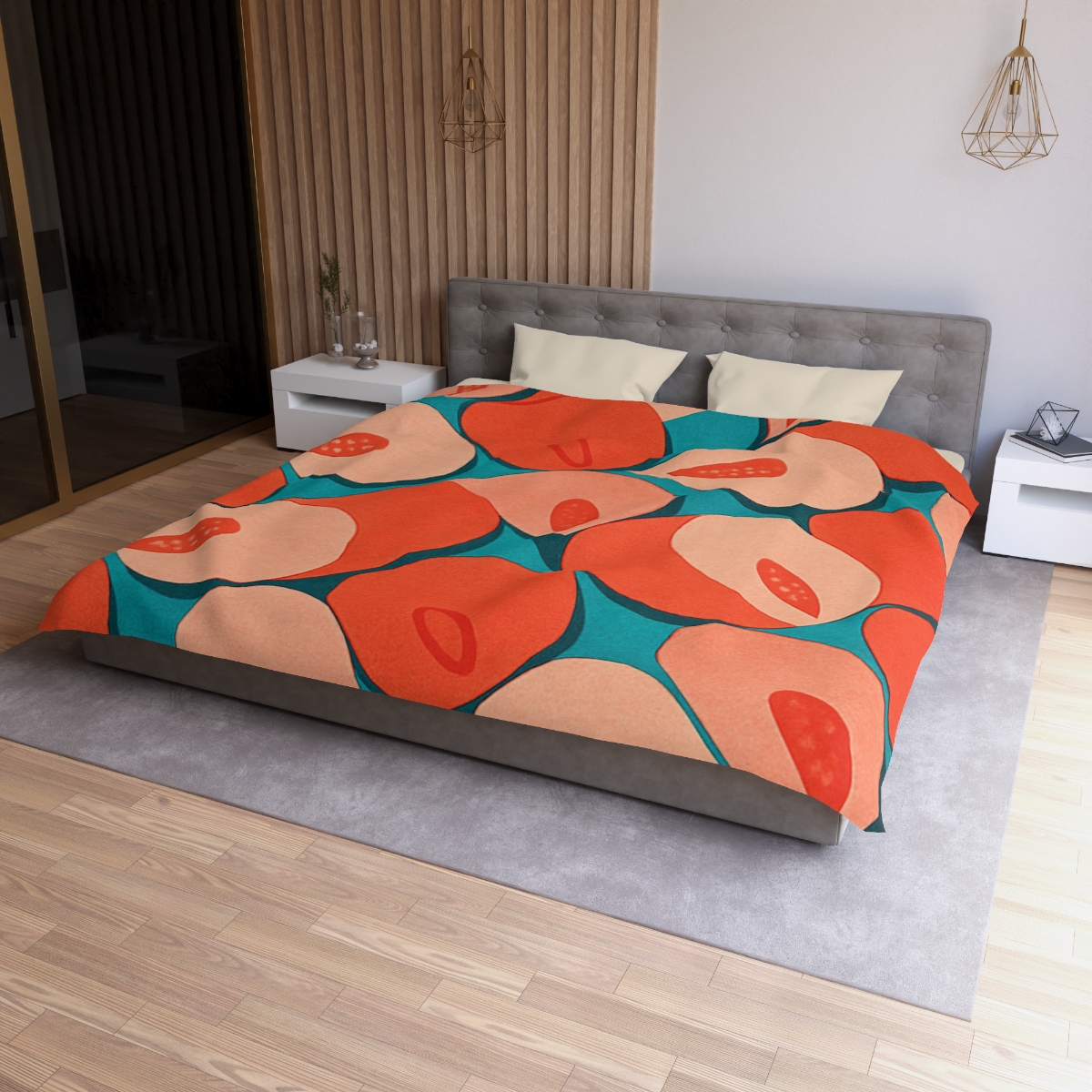 Petal Mosaic Circuit personalized bedding duvets