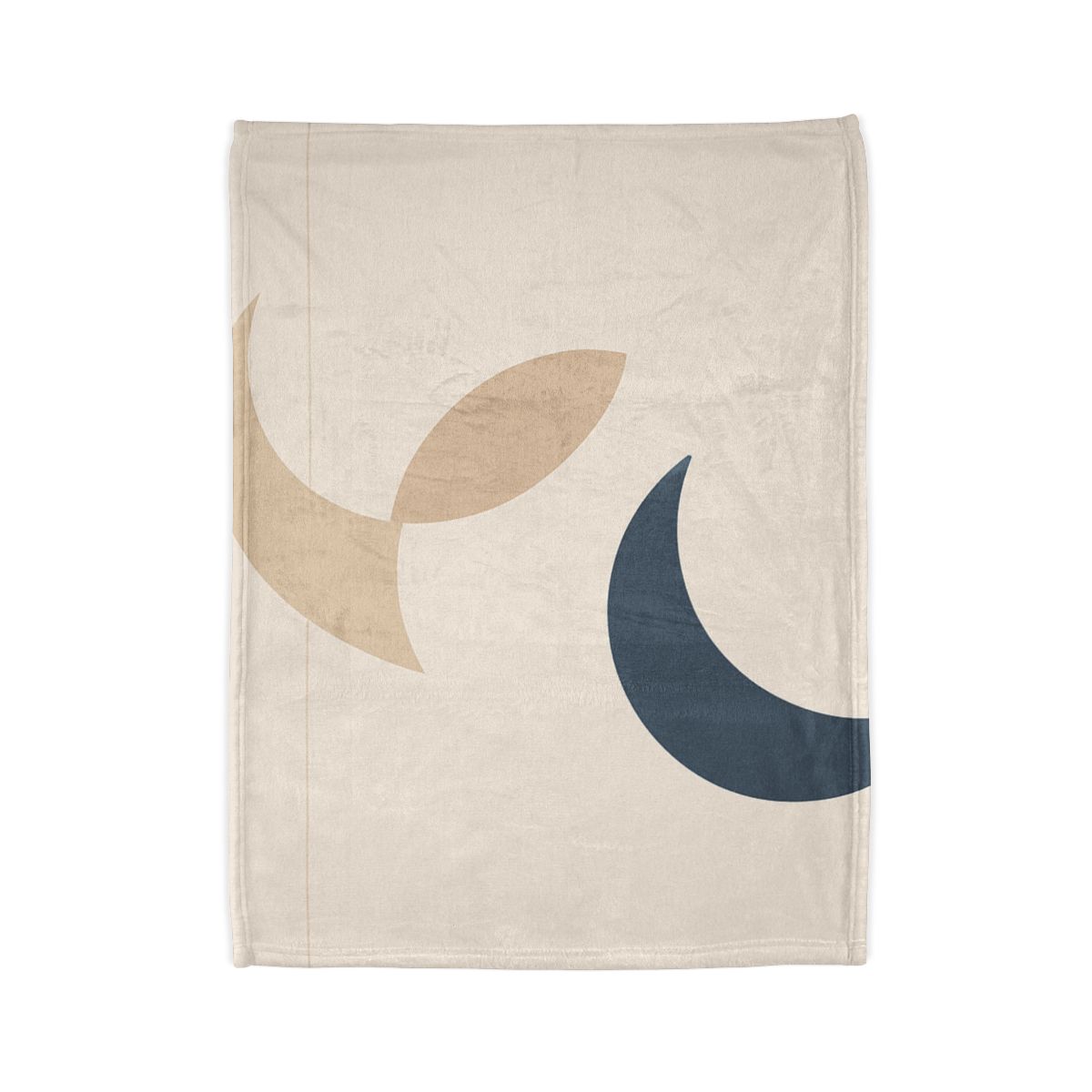 Staggered Crescent Trio decorative home blankets