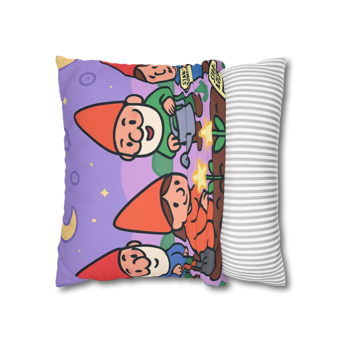 Galactic Garden Gnomes unique gift pillow cases