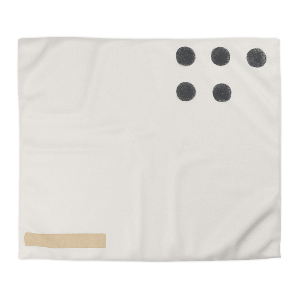 Clustered Dots With Missing Beat custom duvets