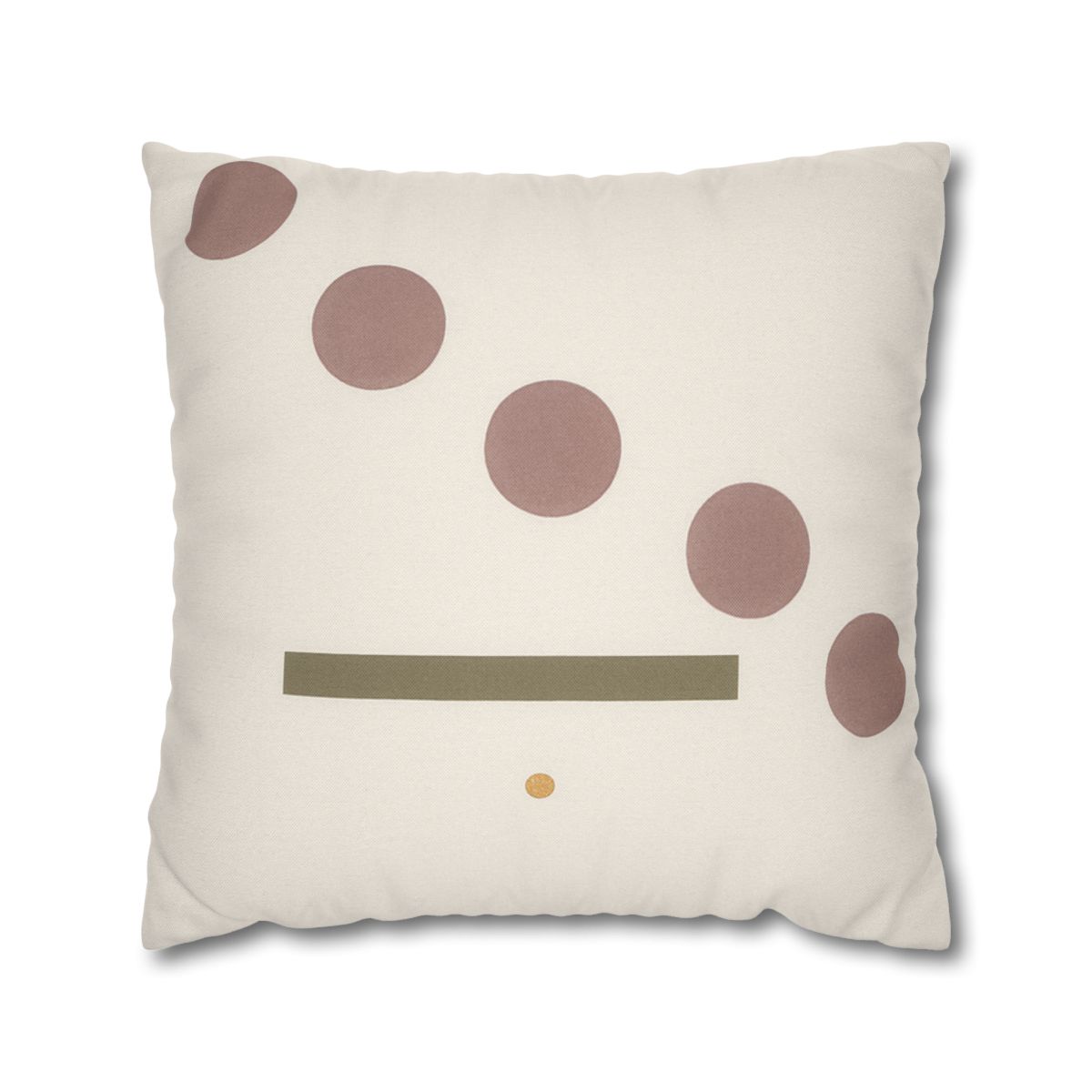 Gentle Zigzag Of Small Circles soft cotton pillow cases