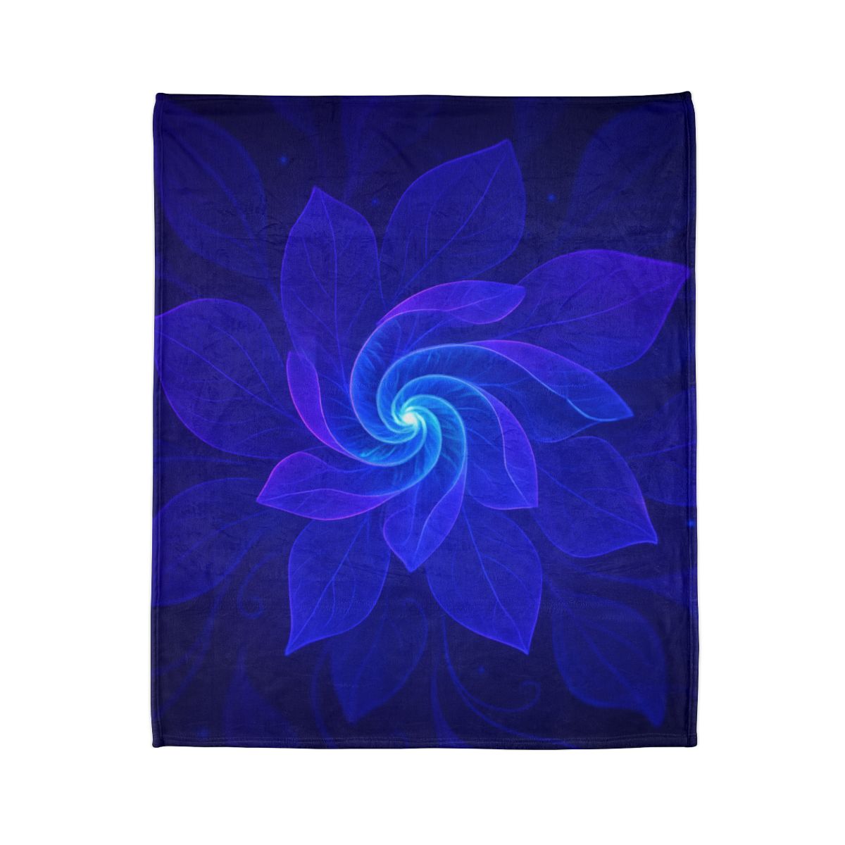 Petal Prism Helix soft fleece blankets