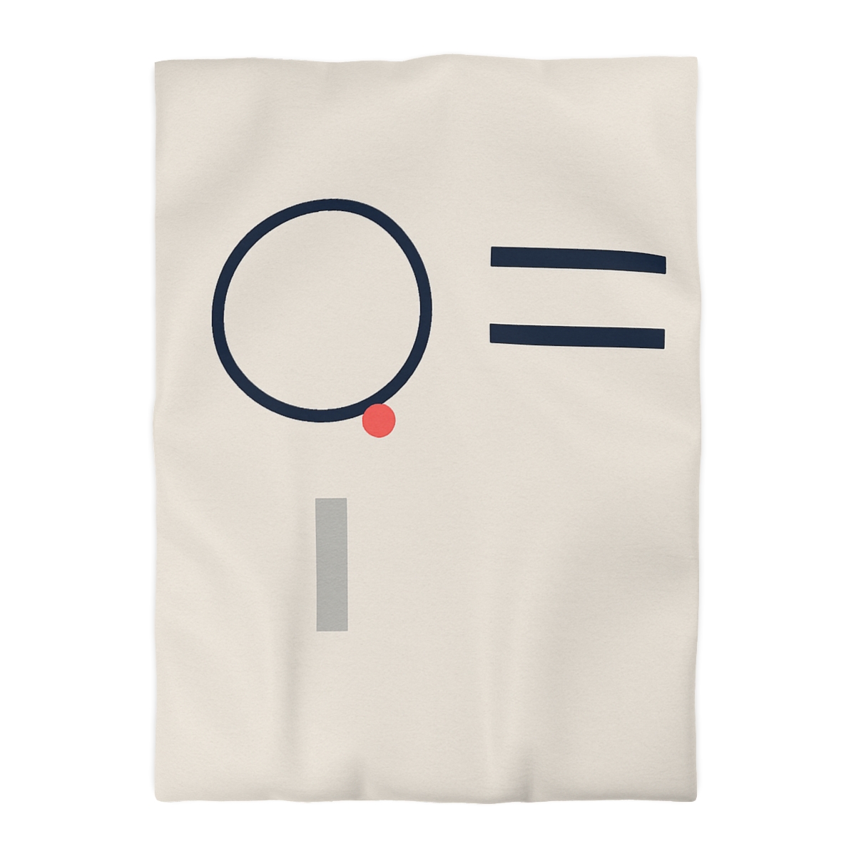 Quiet Orbit With Offset Bars personalized bedding duvets
