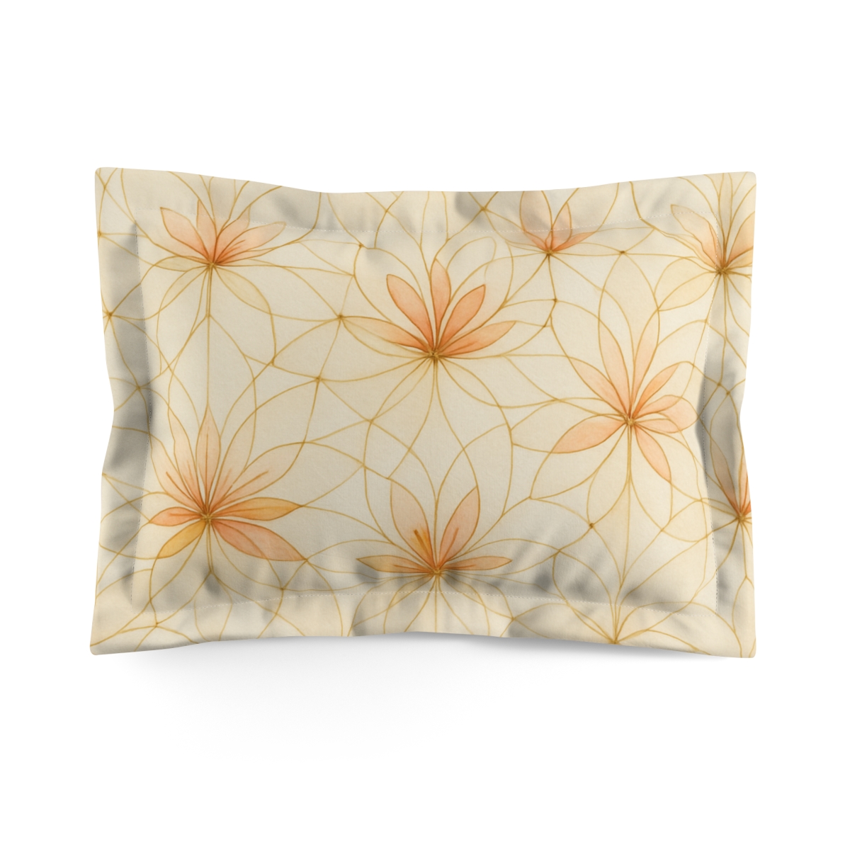 Petal Prism Lattice designer printed pillows