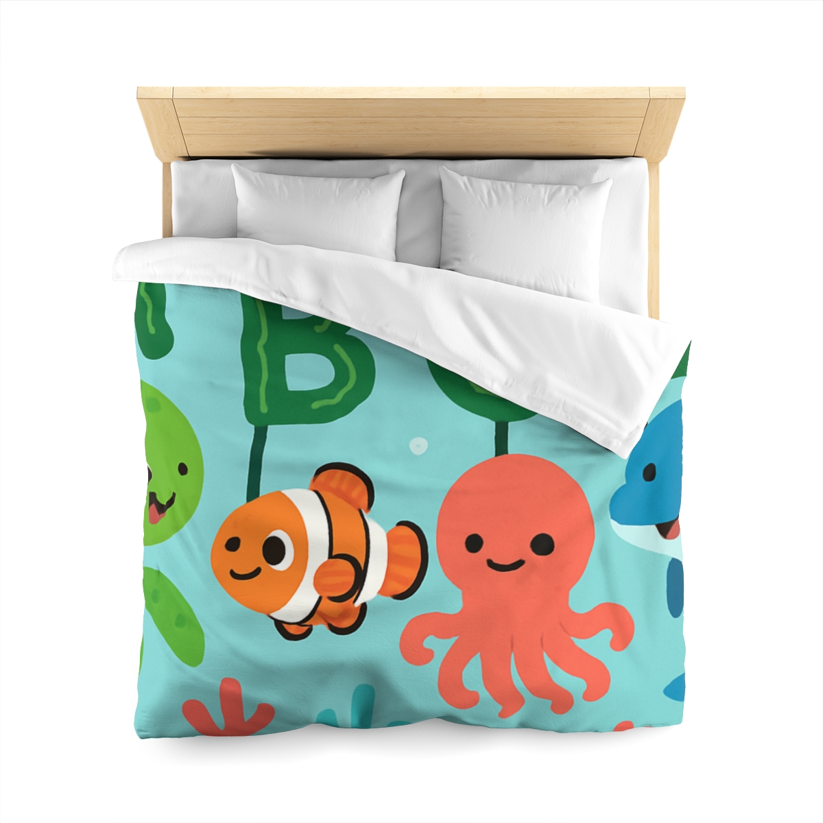 Coral Reef Alphabet Parade stylish duvet covers