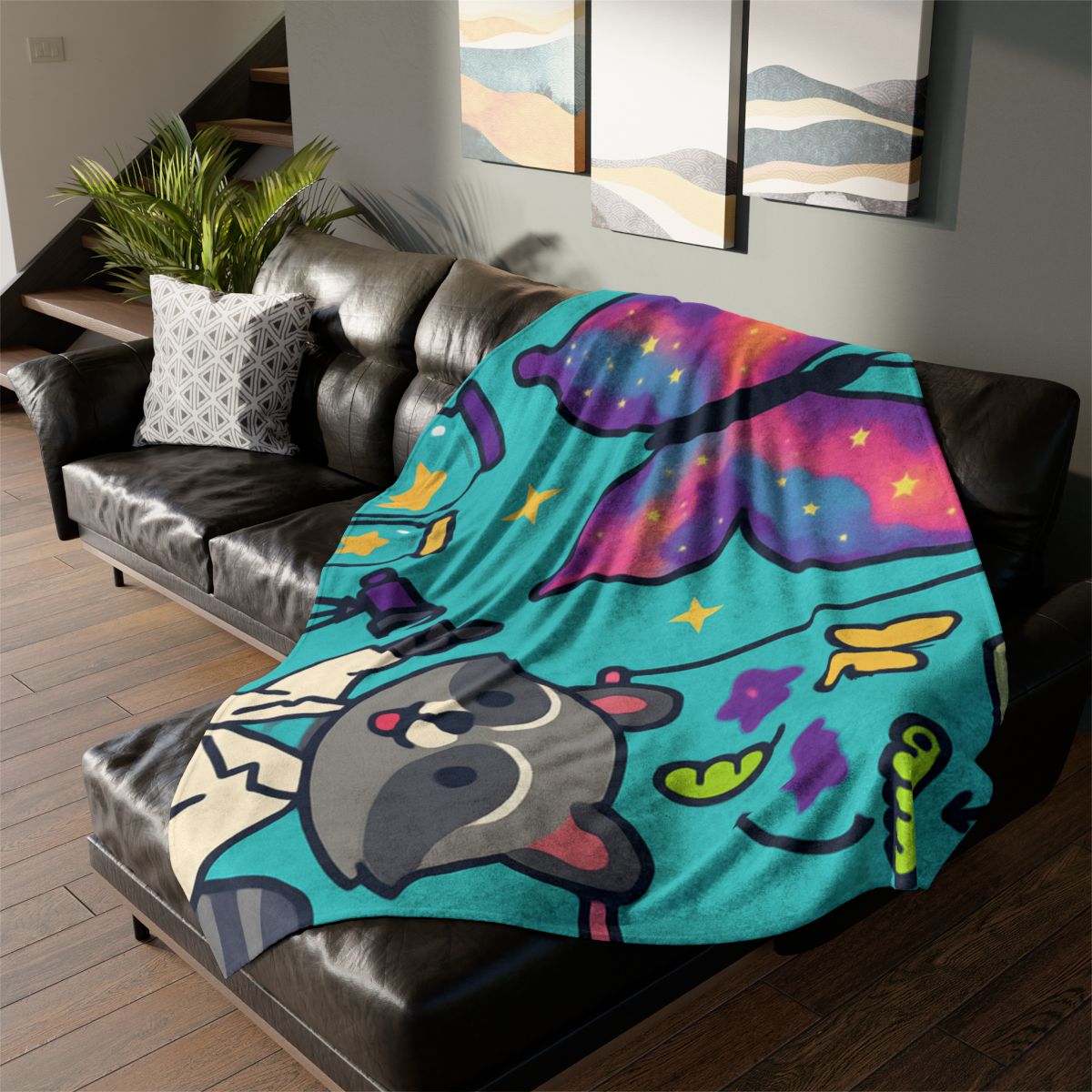 Nebula Garden Butterflies Lab trendy patterned blankets