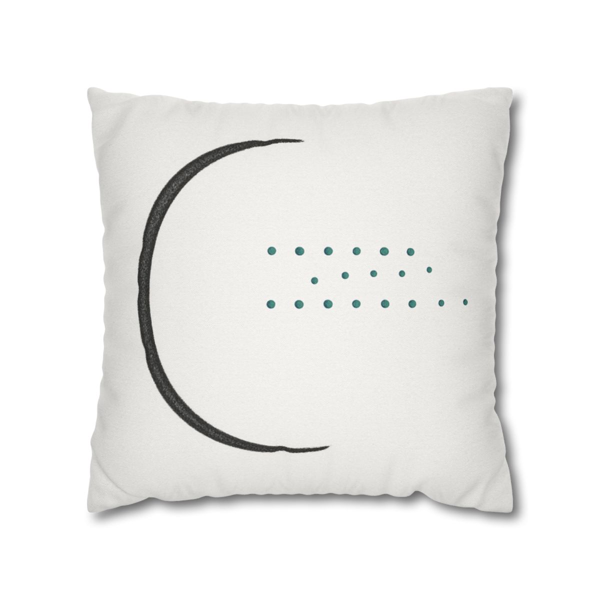Split Crescent And Parallel Dots custom pillow cases