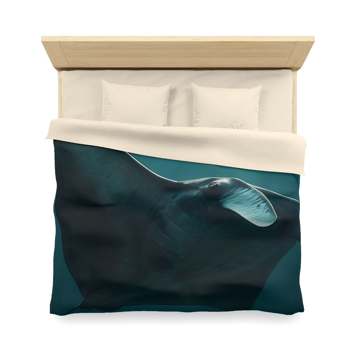 Glasswing Glide Manta Ray duvets for gifts