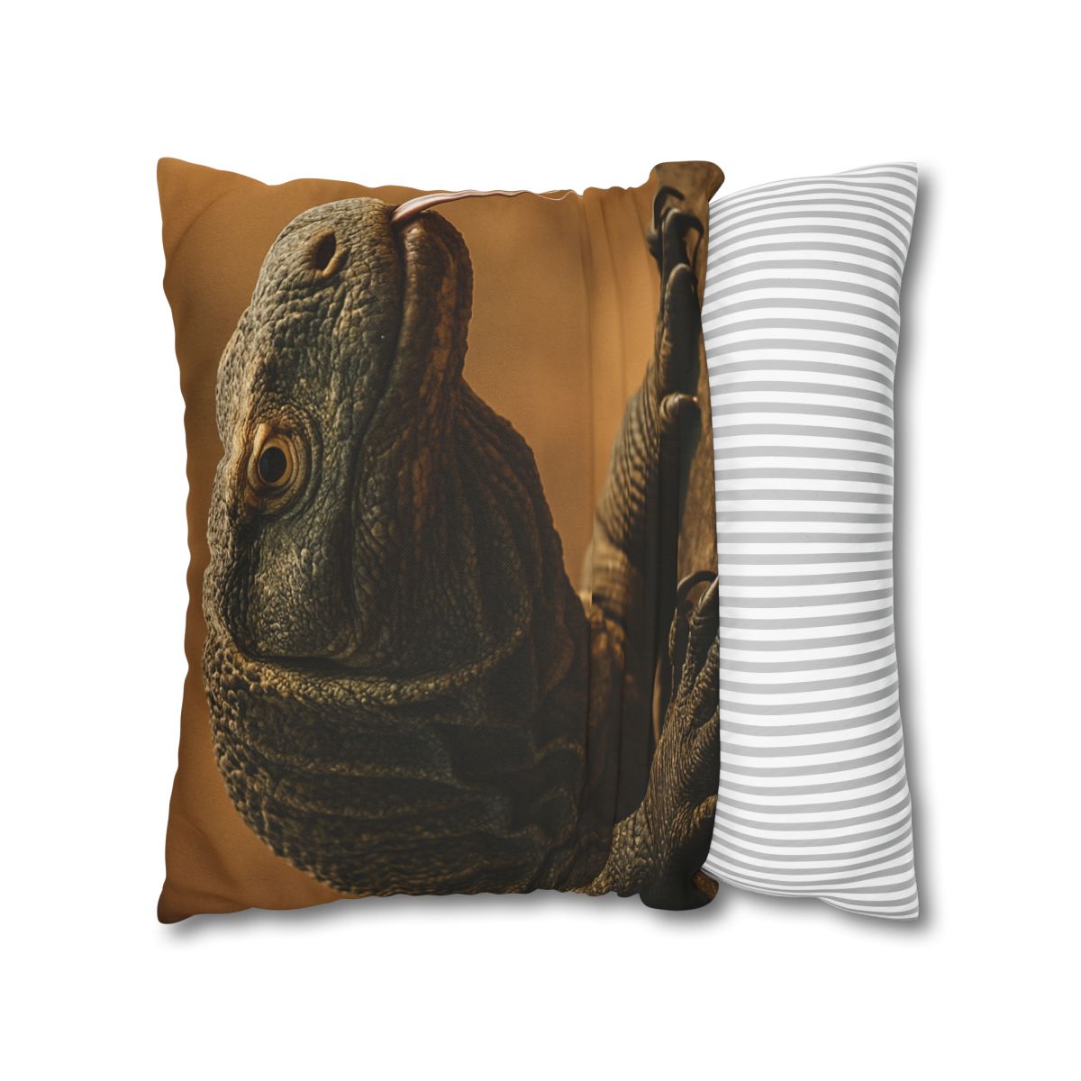 Ancient Sentinel Komodo Dragon trendy patterned pillow cases