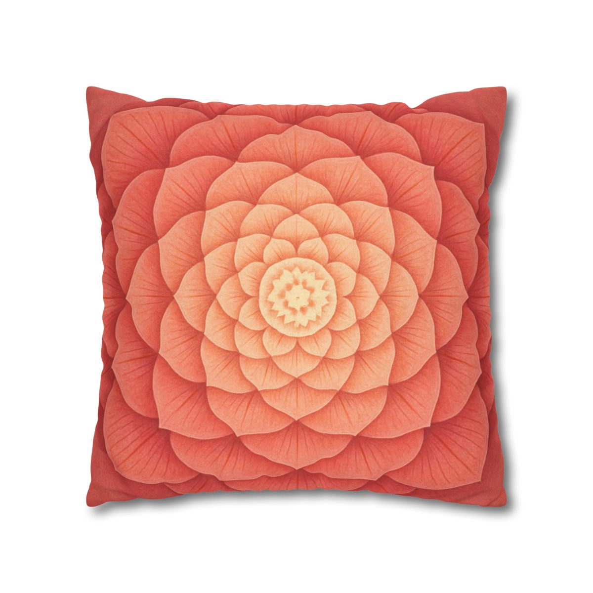 Petal Spiral Mandala personalized pillow covers