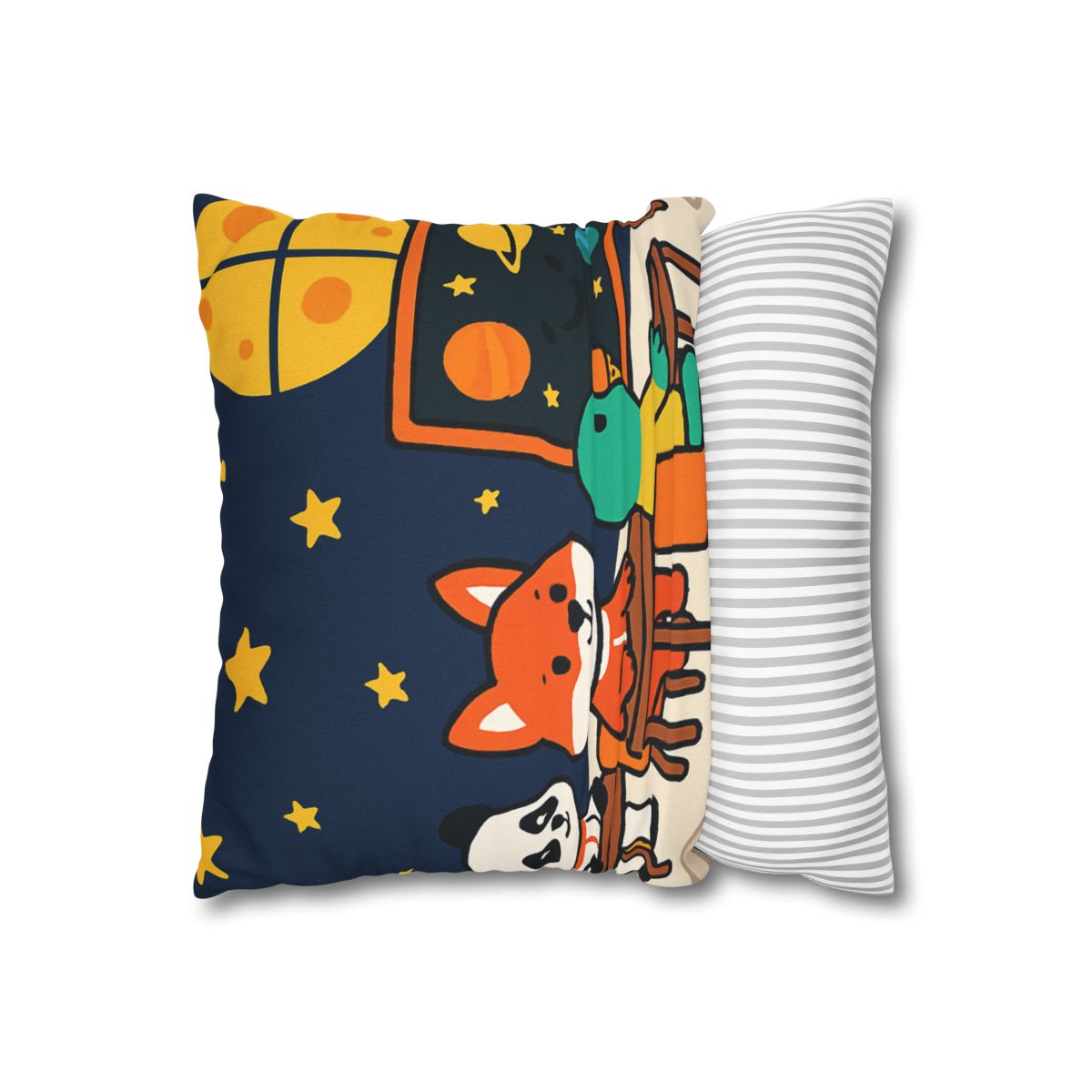 Space School For Curious Critters comfortable bedding pillow covers