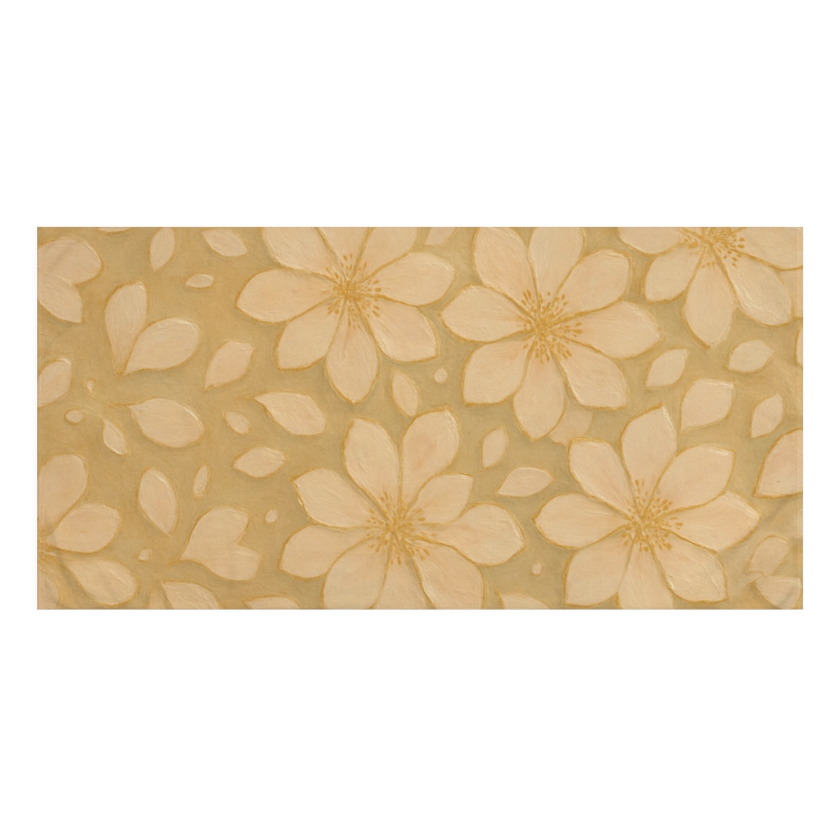 Petal Mosaic Overlay unique gift towels