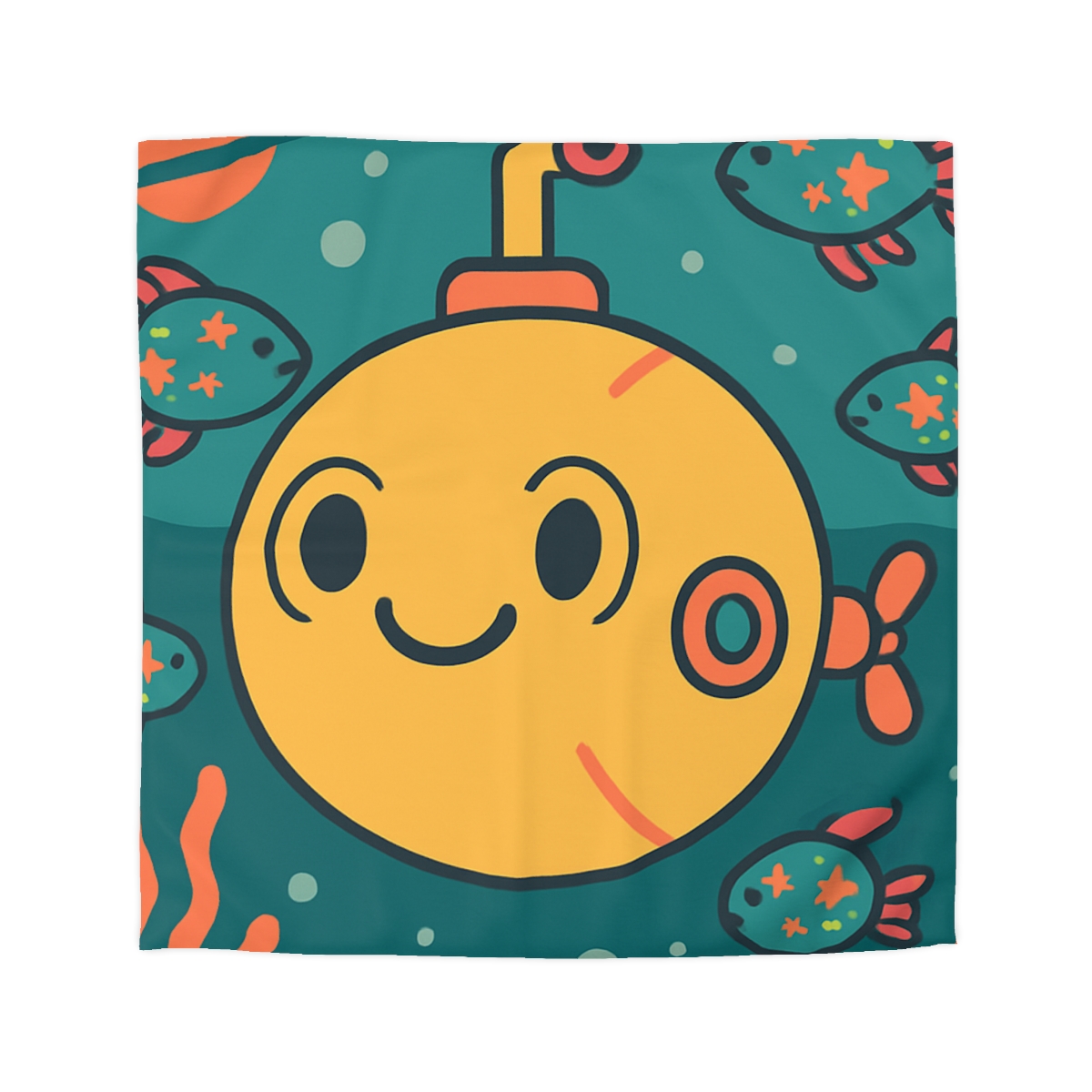 Underwater Planet Explorer Sub duvets for gifts
