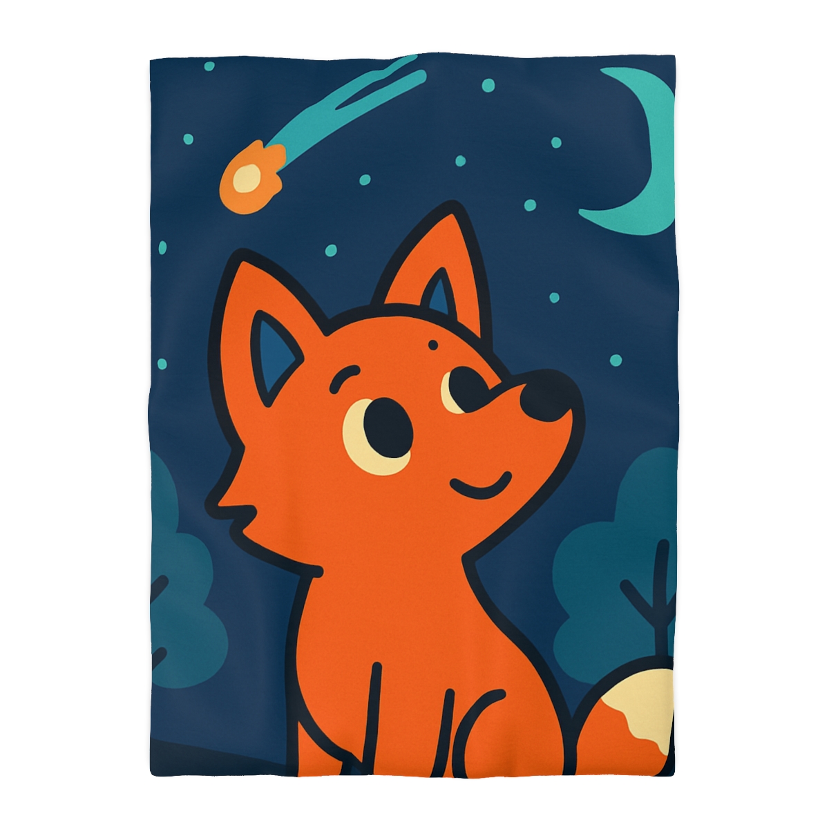 Starlight Forest Fox custom duvets