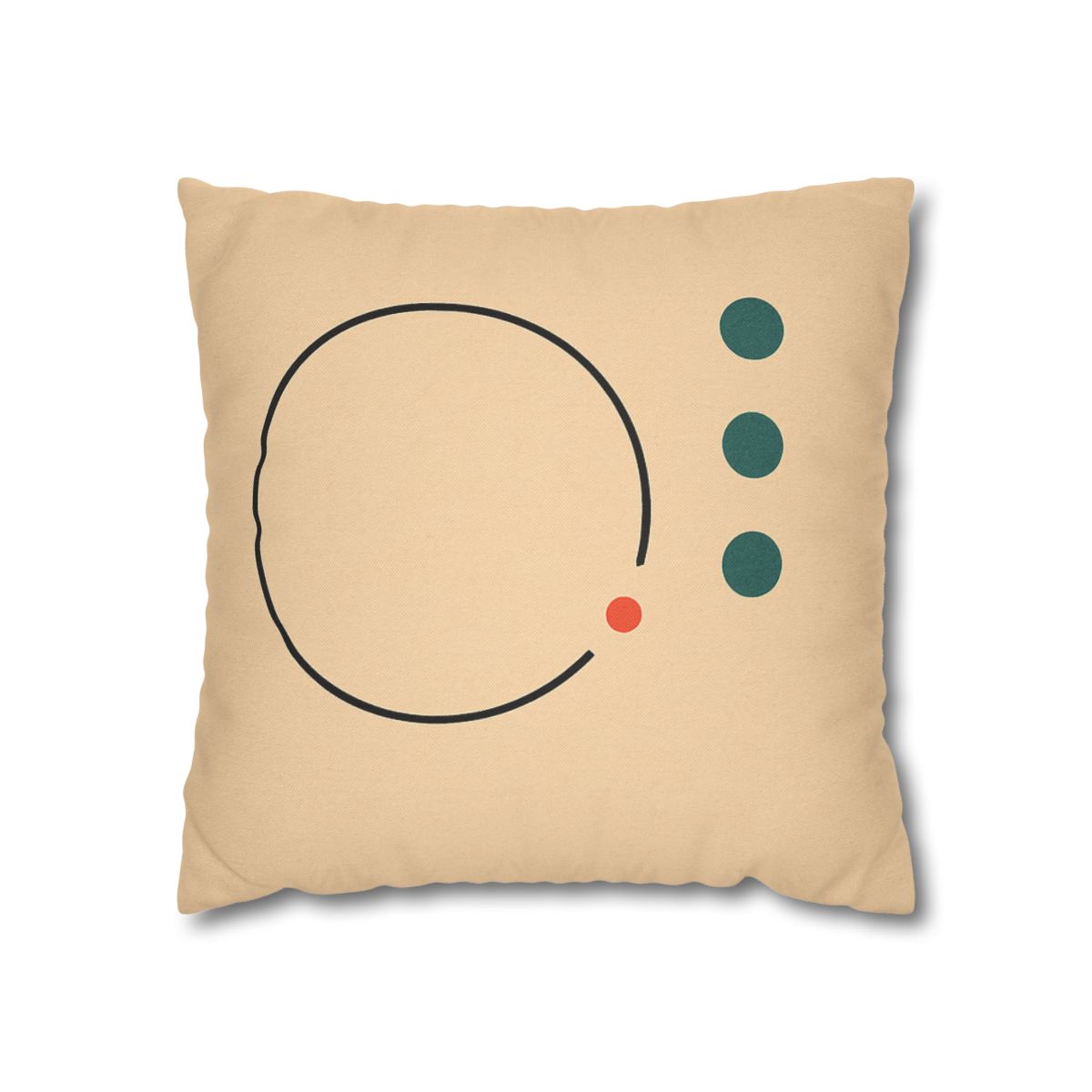 Broken Ring With Offset Triplet custom pillow cases