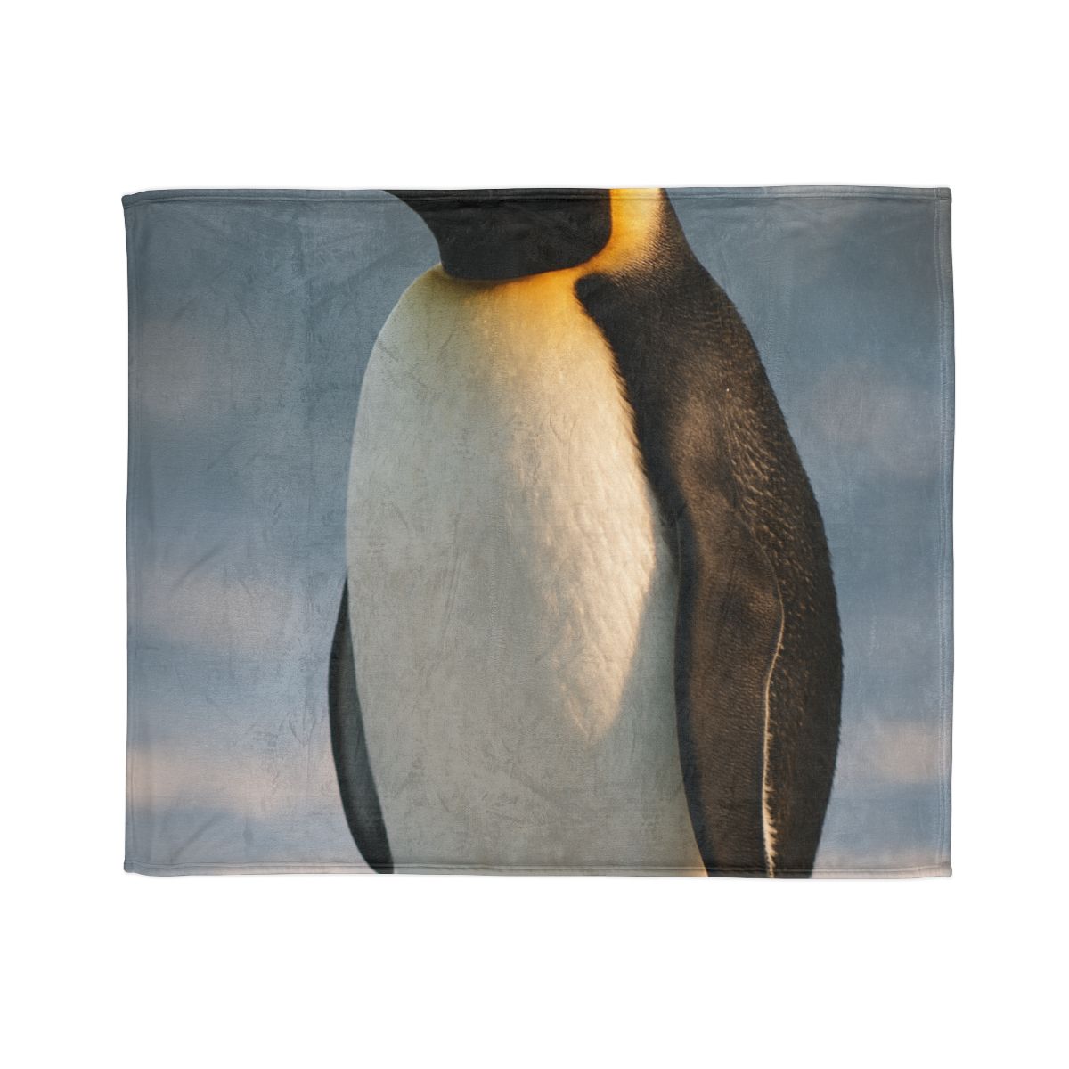 Aurora Drift Emperor Penguin stylish throw blankets