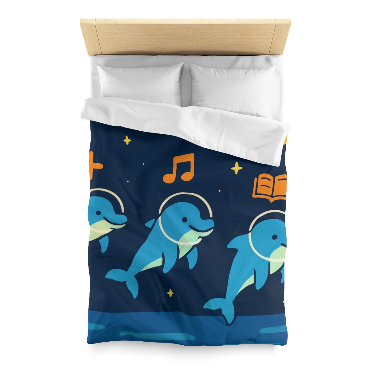 Space School Of The Ocean Dolphins duvets for gifts