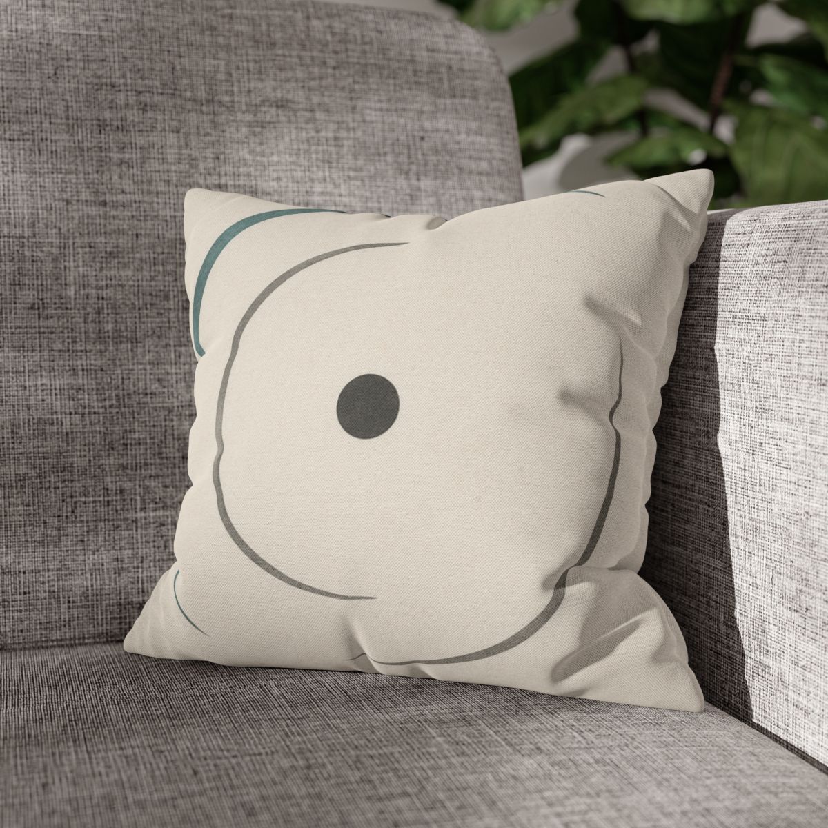 Twin Arcs And Centered Dot soft cotton pillow cases
