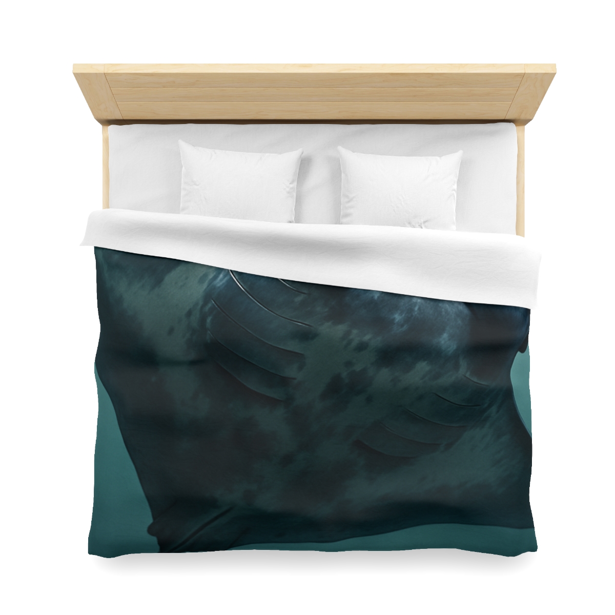 Nebula Glide Giant Manta Ray stylish duvet covers