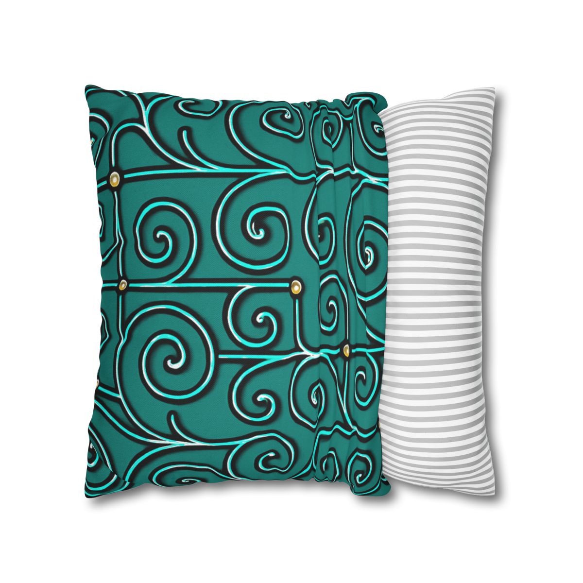 Tendril Circuit Lattice personalized pillow covers
