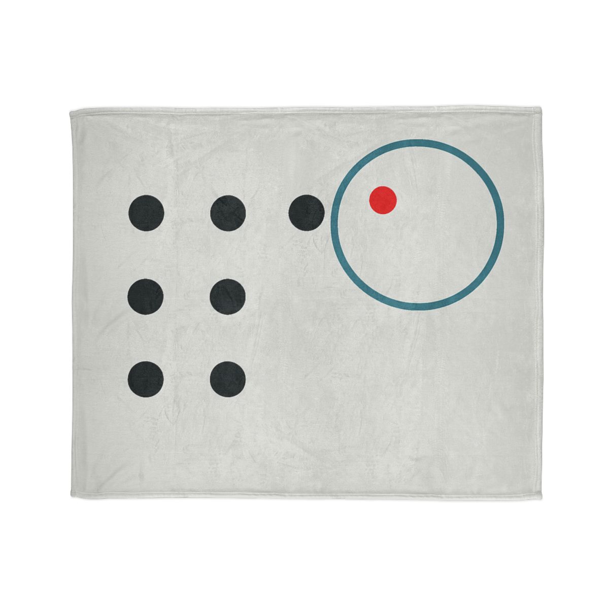 Broken Grid With One Orbit Ring warm winter blankets