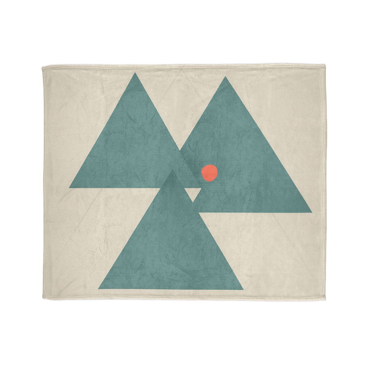 Triangular Cluster With Accent Dot designer printed blankets
