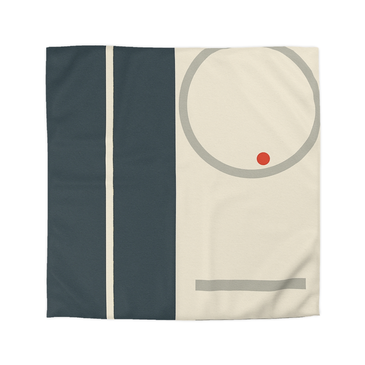 Split Rectangle With Floating Ring personalized bedding duvets