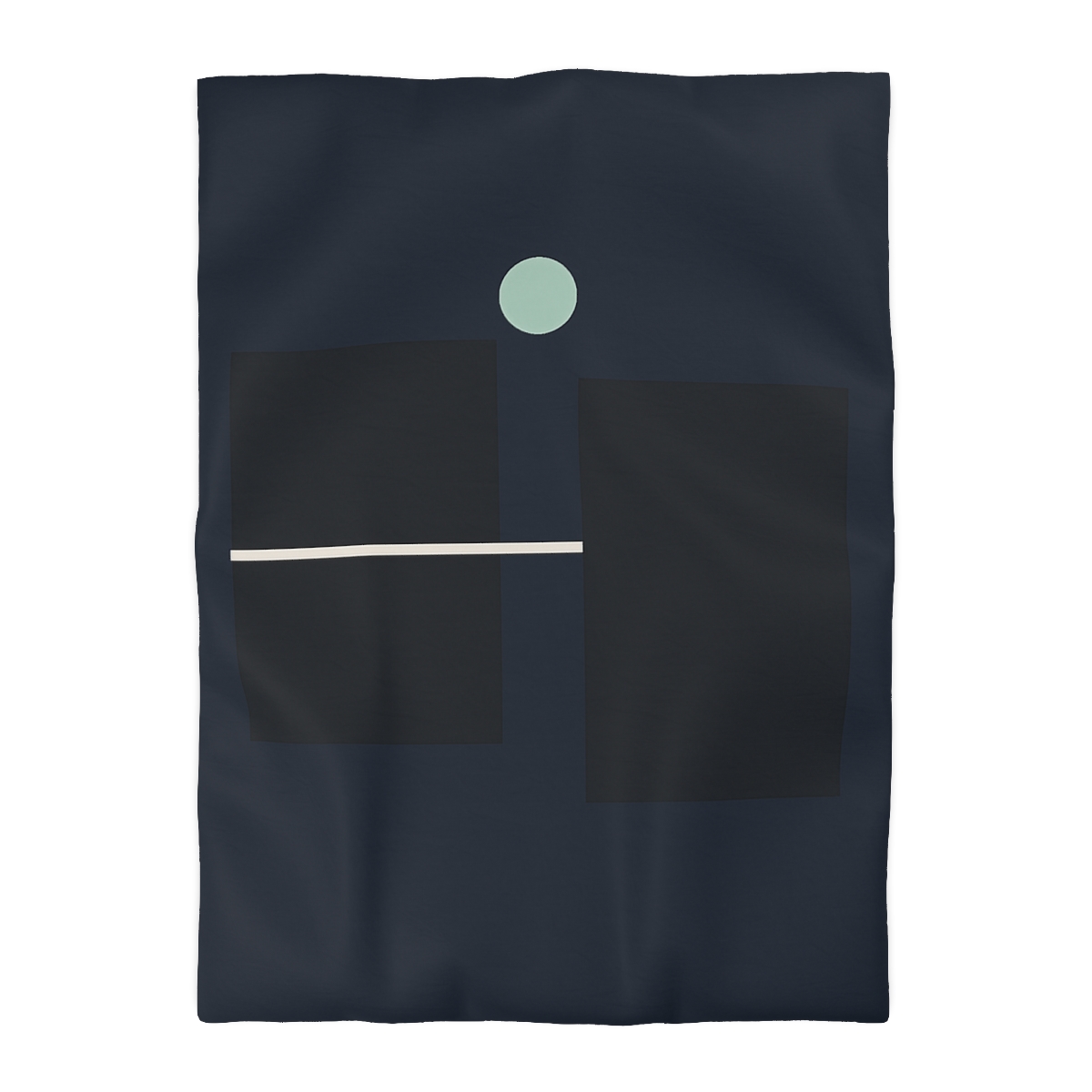 Twin Rectangles With Shared Edge Line personalized bedding duvets