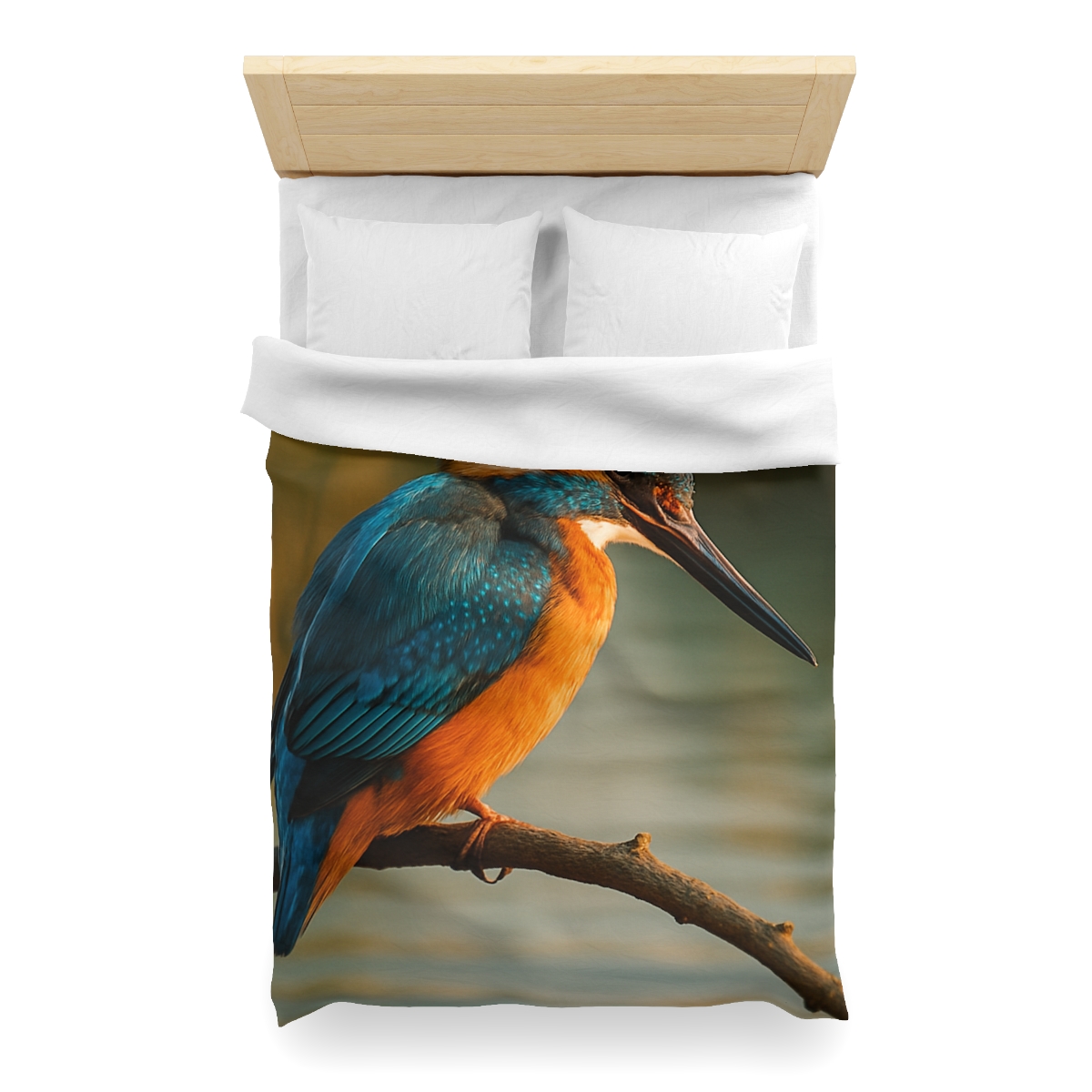 Aurora Splash Common Kingfisher warm winter duvets
