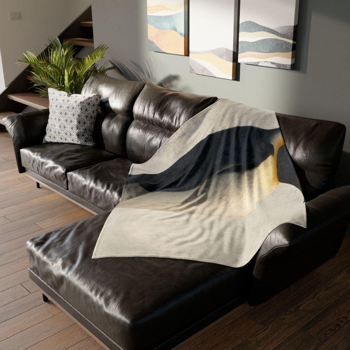 Aurora Hush Emperor Penguin decorative home blankets