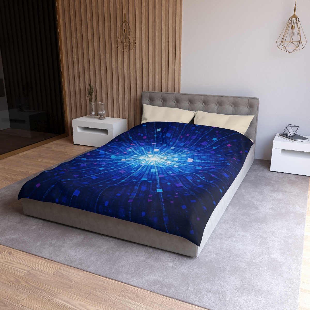 Photon Burst Mosaic custom duvets