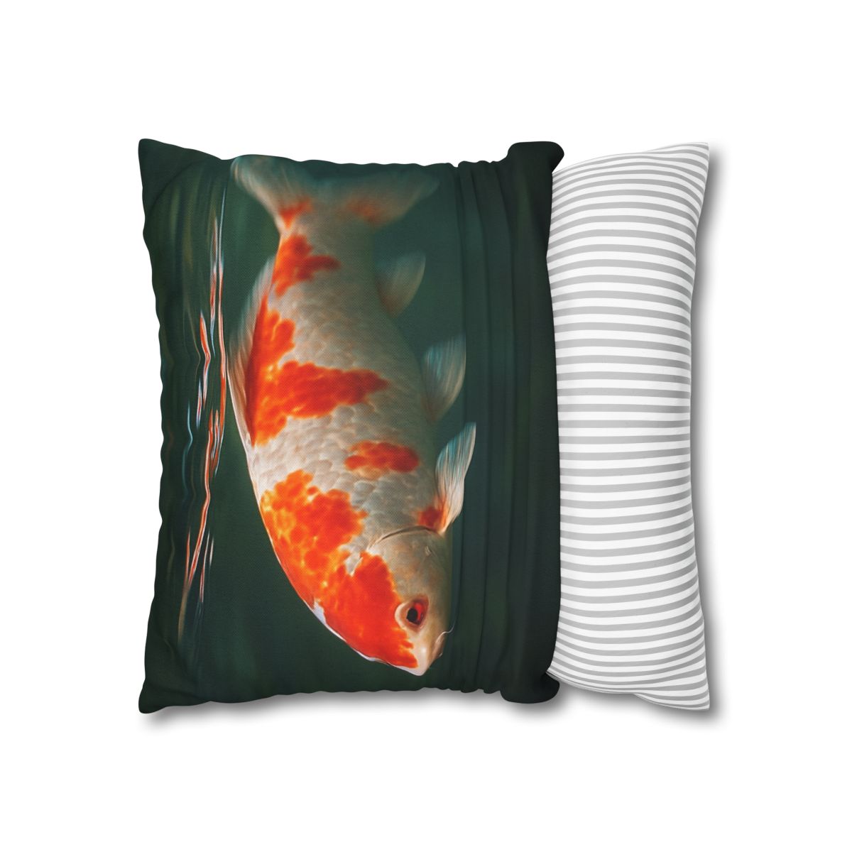 Crystal Current Koi Fish custom pillow cases