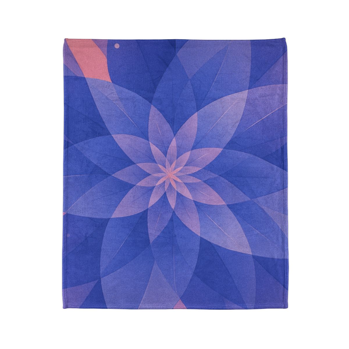 Petal Prism Overlap soft fleece blankets