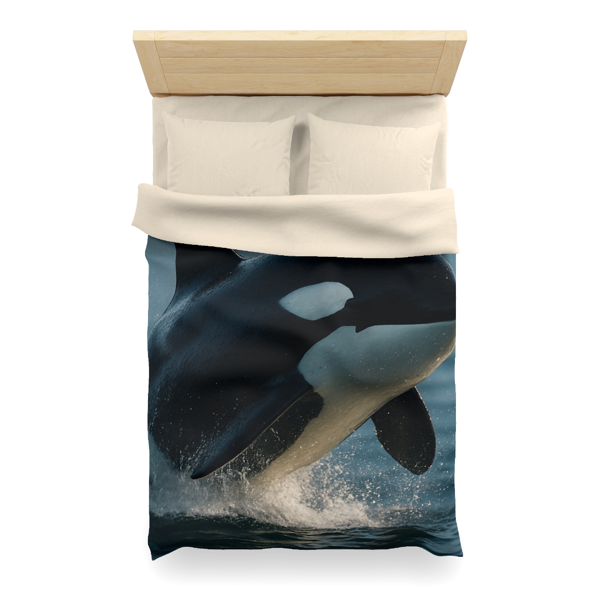 Abyss Glide Orca unique patterned duvets