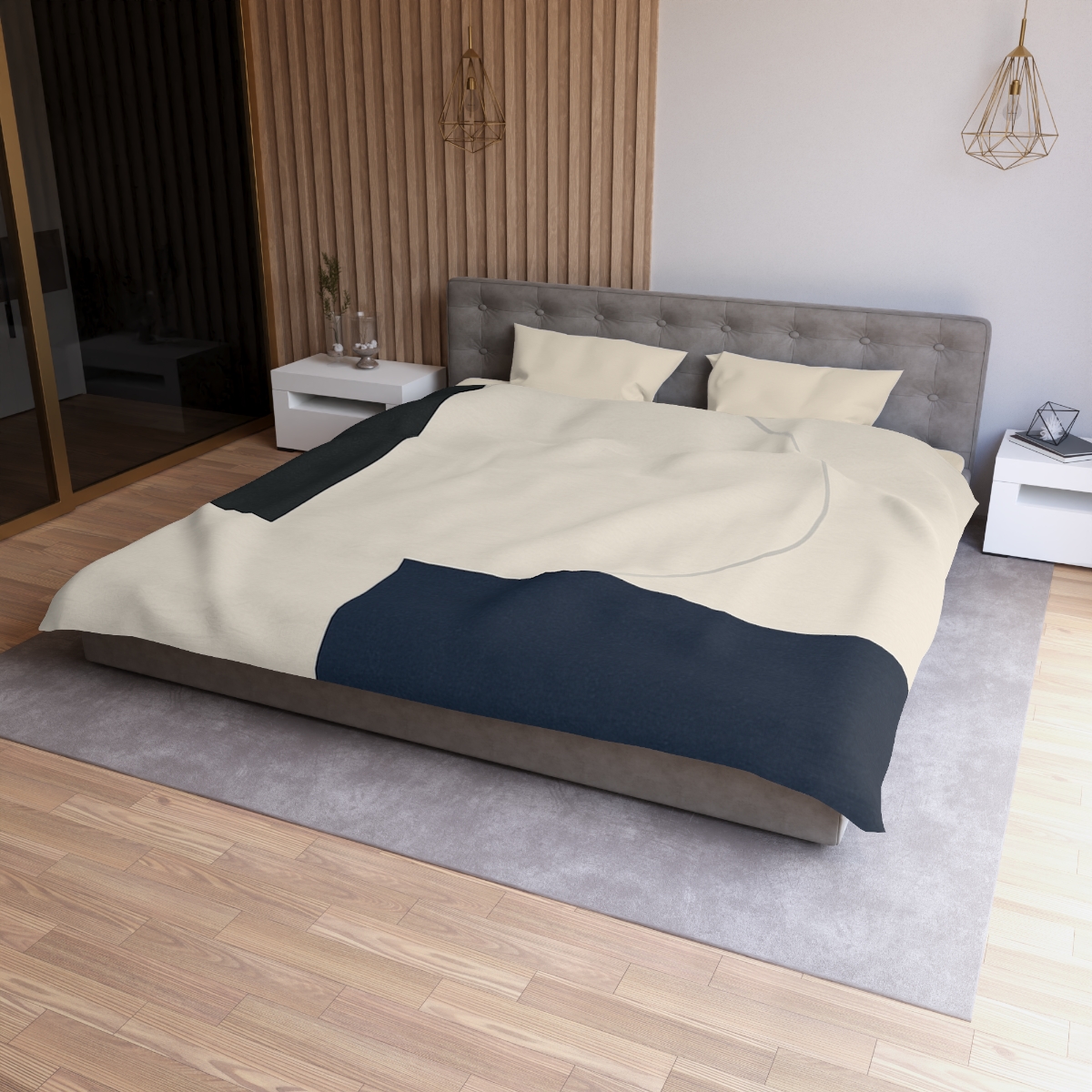 Offset Rectangle Orbit duvets for gifts