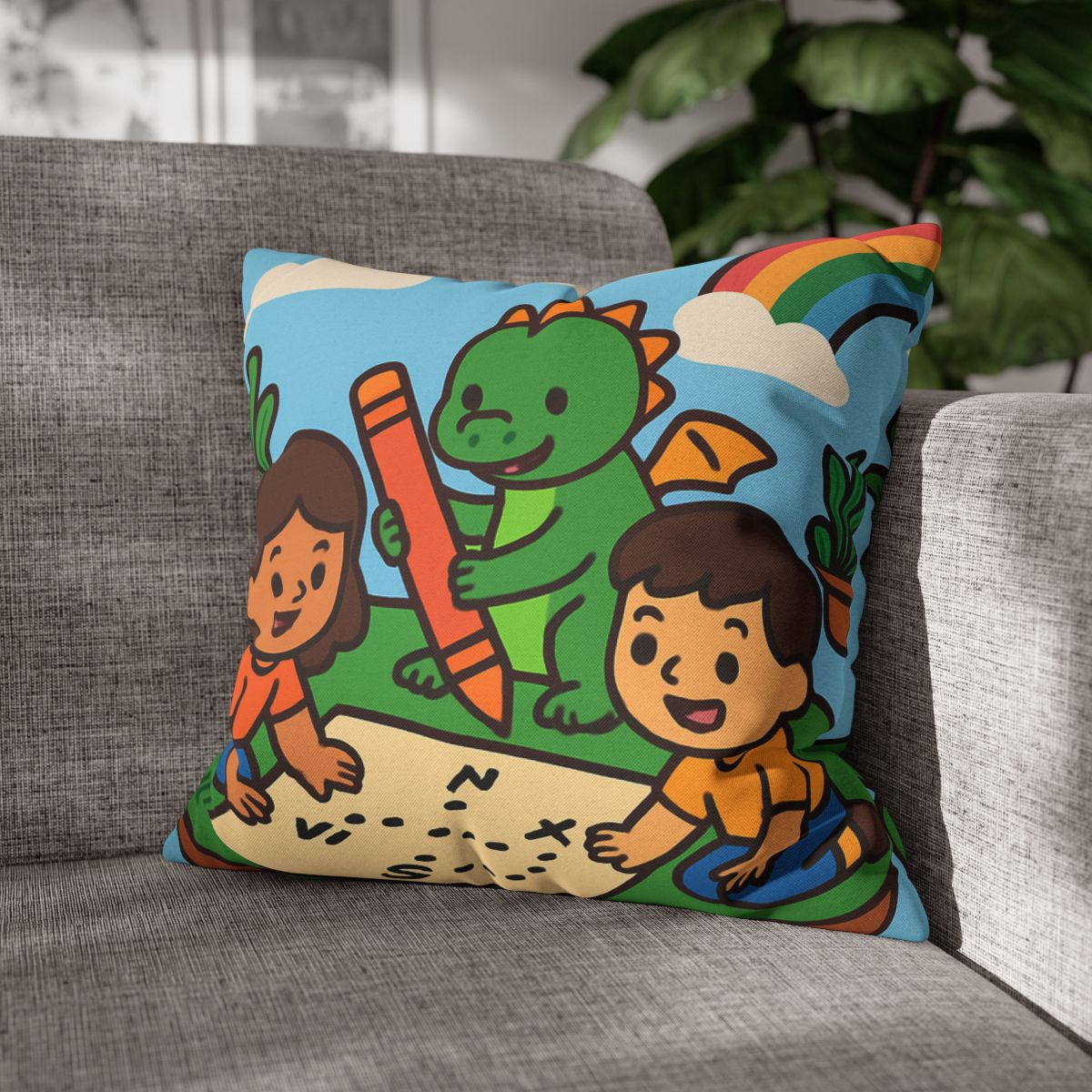 Sky Garden Map Makers With A Baby Dragon unique gift pillow cases
