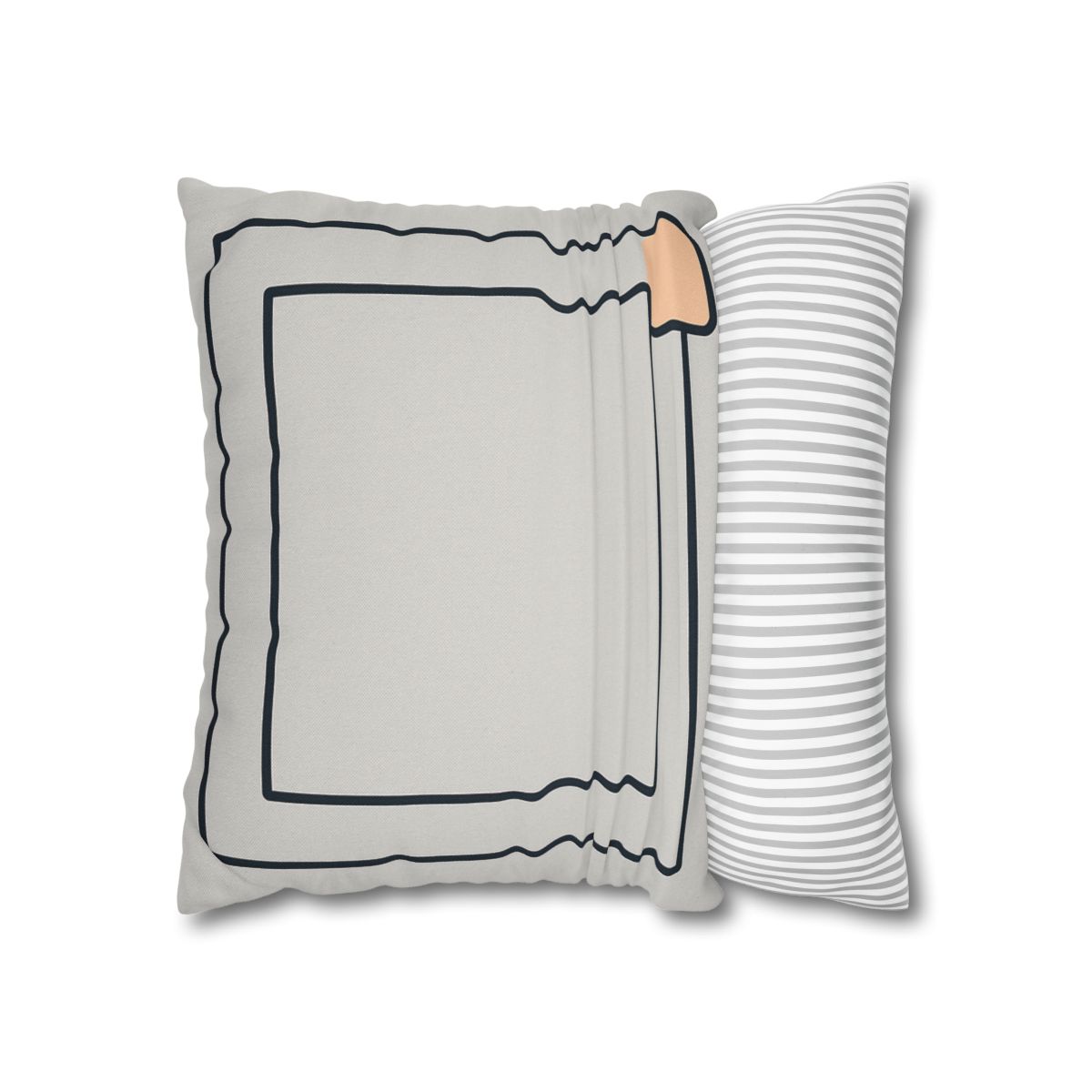 Nested Frame With Open Corner soft cotton pillow cases