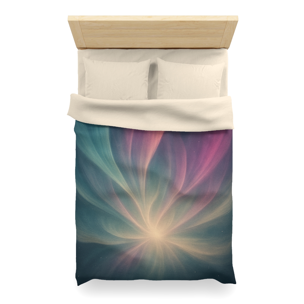 Aurora Nexus Bloom custom duvets