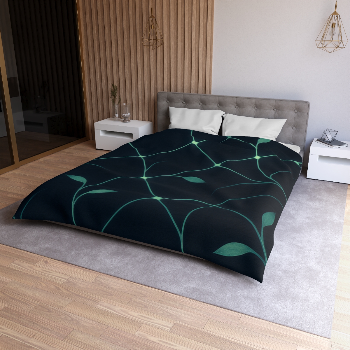 Vine Lattice Constellation custom duvets