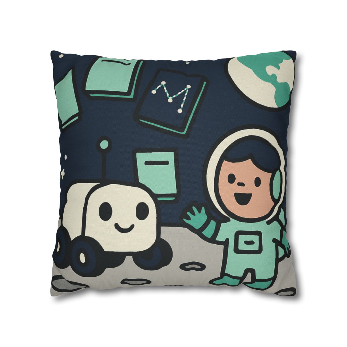 The Moonlit Library Rover unique gift pillow cases