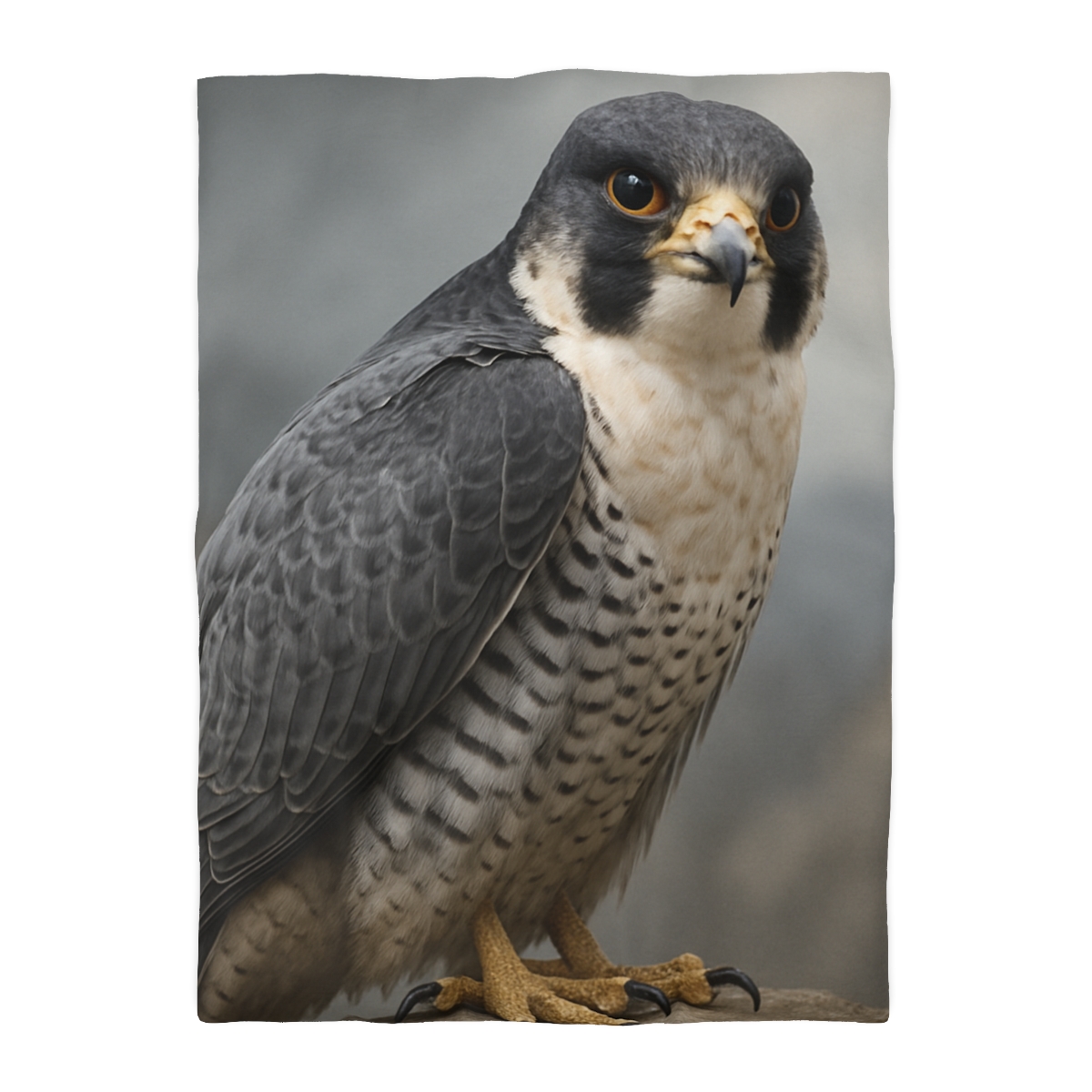 Starlit Focus Peregrine Falcon personalized bedding duvets