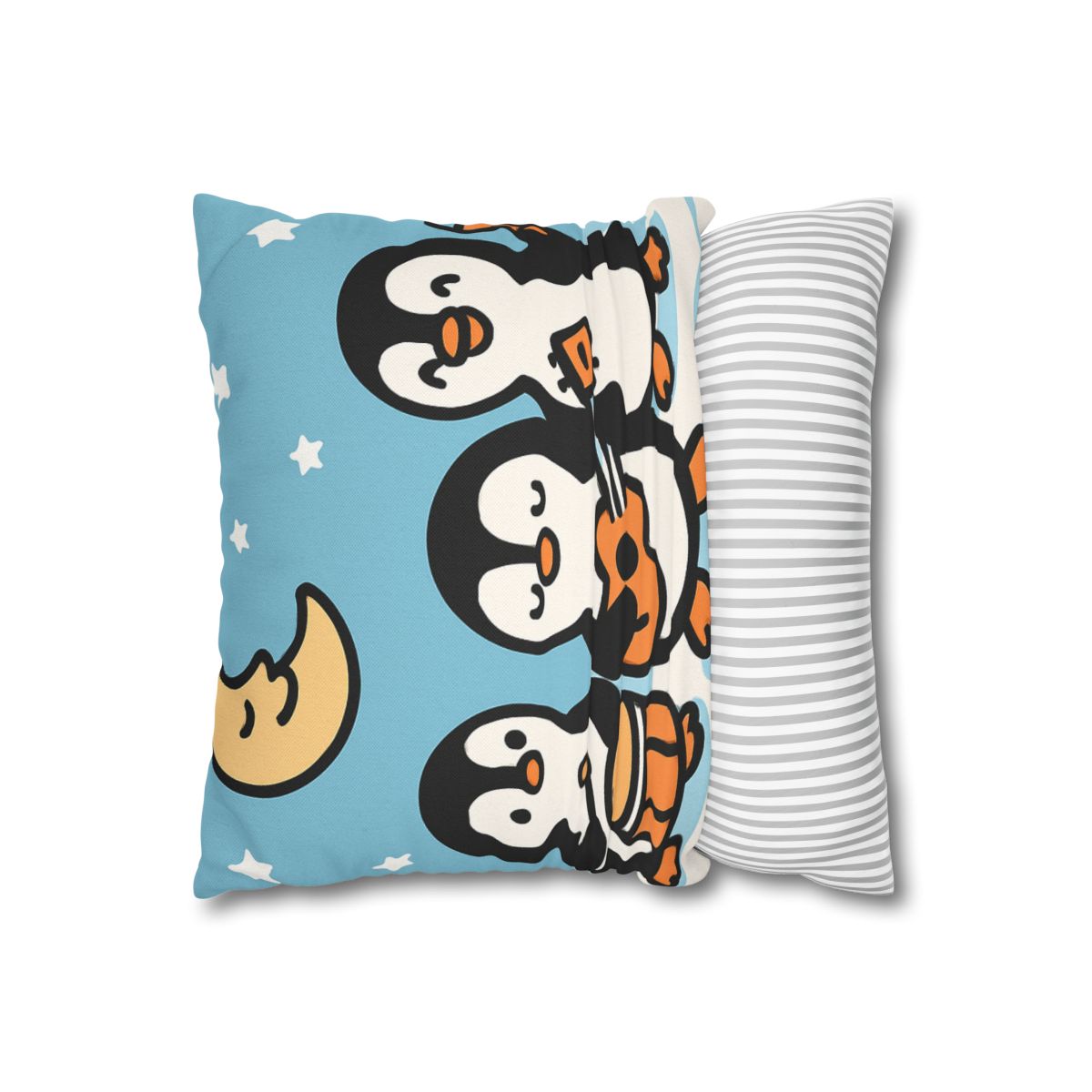 Moonlit Penguin Band custom pillow cases